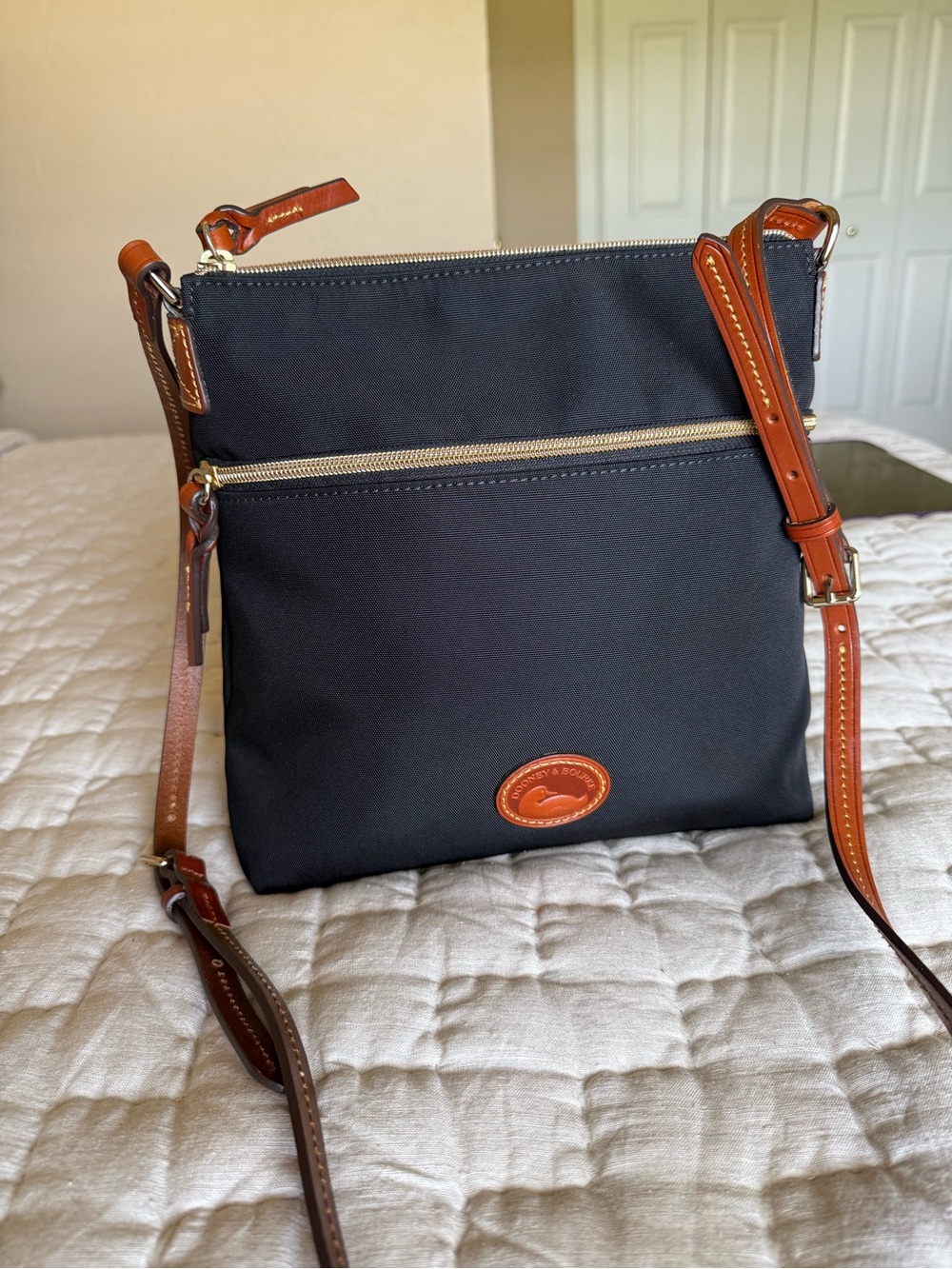Dooney and Bourke crossbody black nylon
